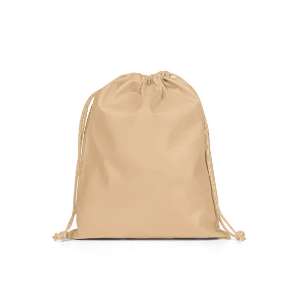 Sacola mochila tamanho media em non-woven (60 g/m²) termo-selado Sacola mochila tamanho media em non-woven (60 g/m²) termo-selado